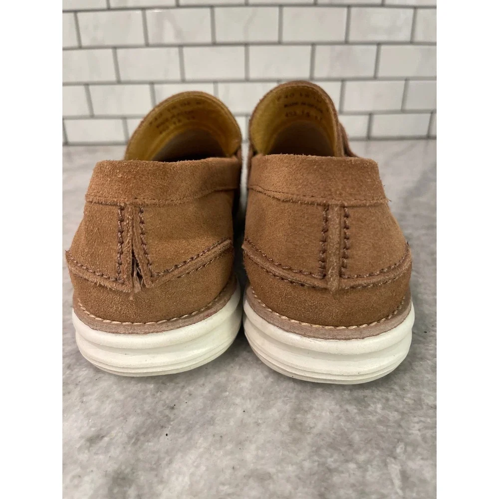 Martin Dingman Penny Loafers Mens 11 Brown Suede Bill Snuff Casual Slip On Shoes